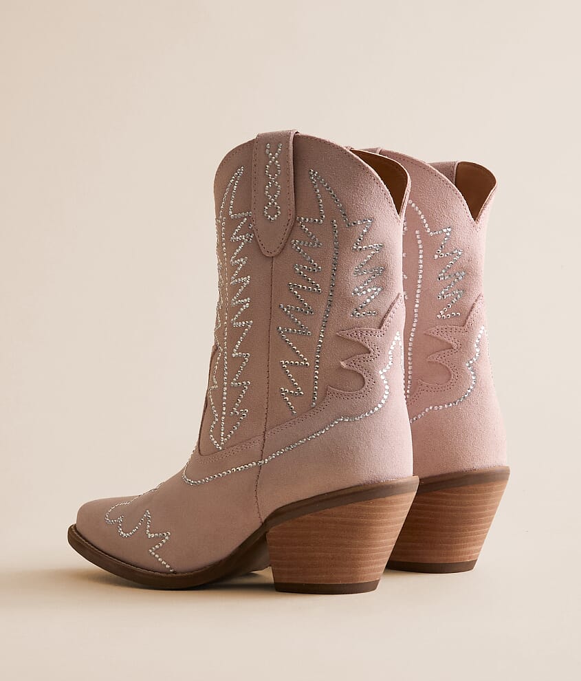 Tiny Pony Leather Western Ankle Boot