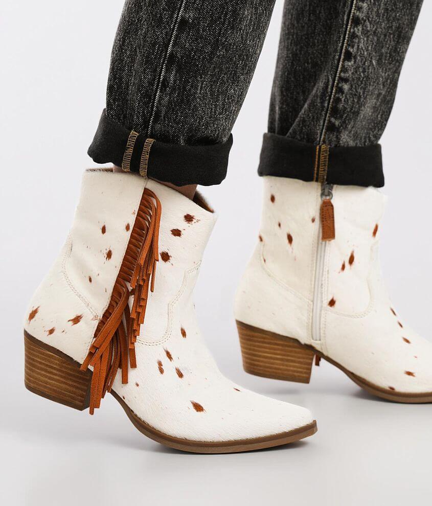 Tan western ankle outlet boots