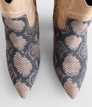 Dingo Calico Snake Print Leather Boot misc detail 3 view