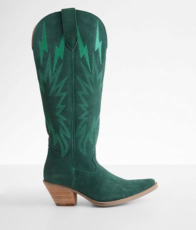 Dingo Thunder Road Tall Leather Western Boot front view