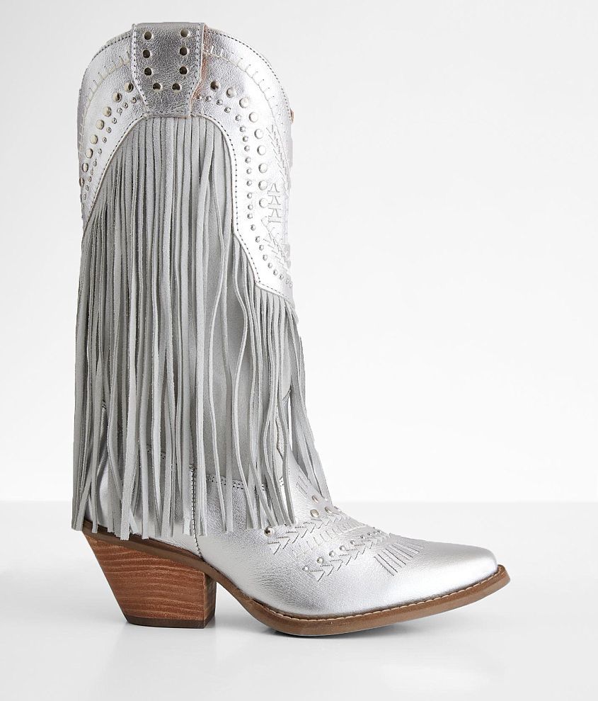 Fringe western outlet boots