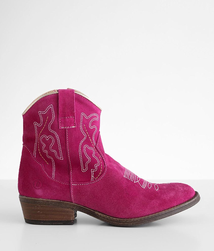 Dingo Daisy Mae Leather Western Ankle Boot front view