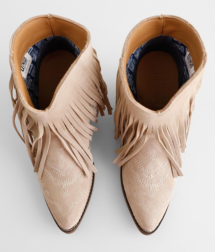 Tangles Fringe Suede Western Boot