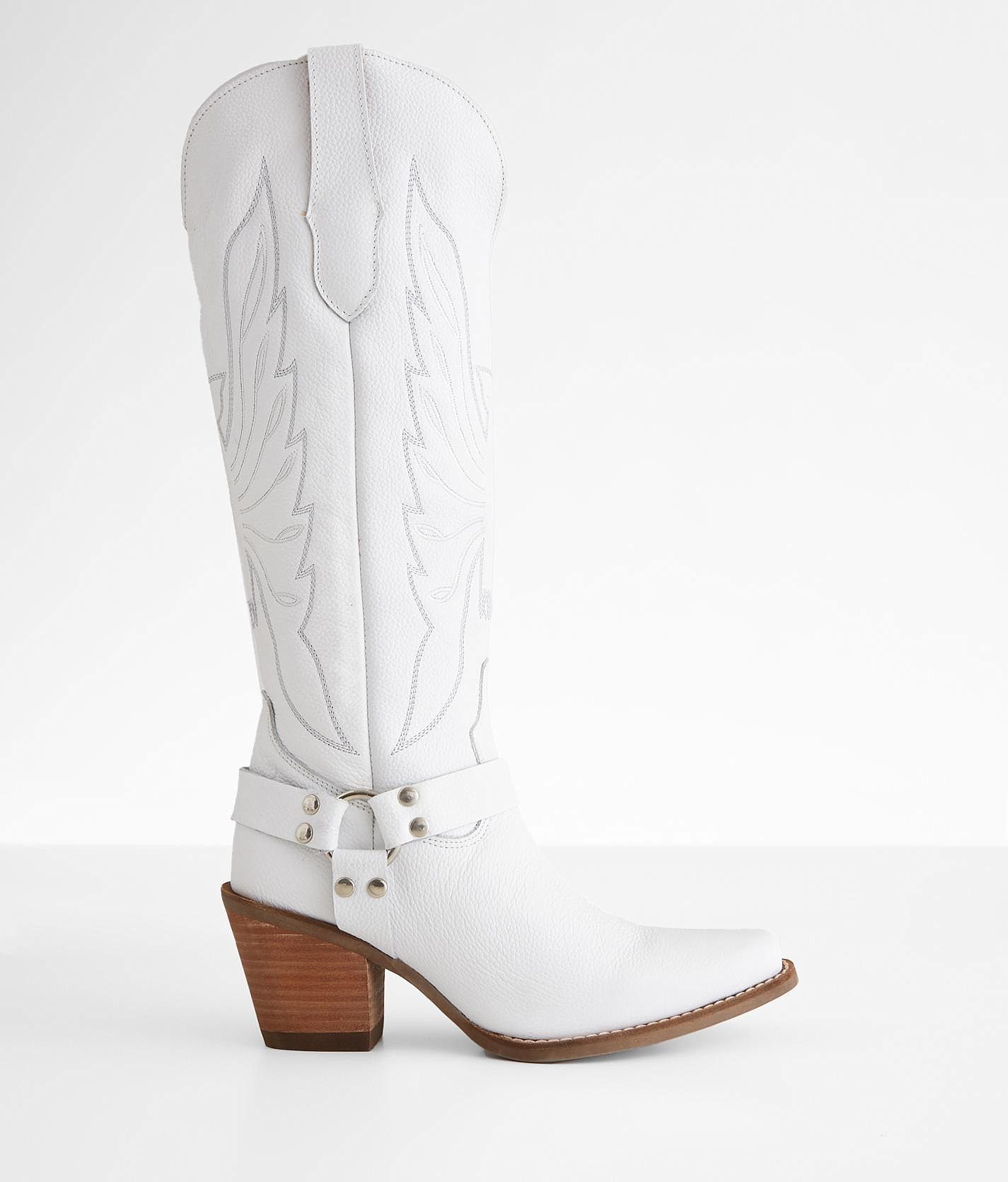 Dingo Heavens To Betsy Leather Western Boot - Women's Shoes in White | Buckle