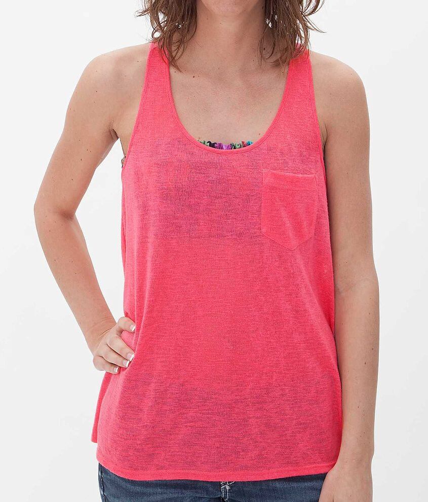 Daytrip Pointelle Tank Top front view