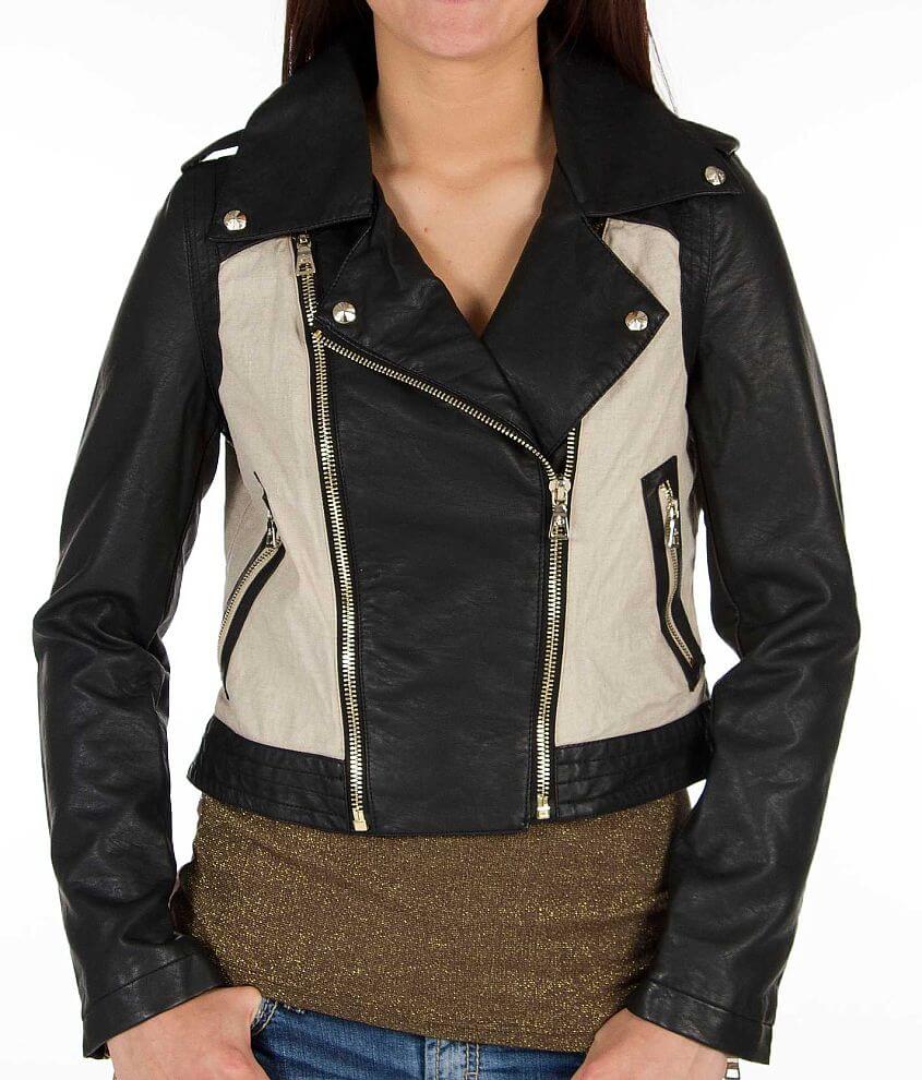 Sam Edelman Double Zipper Jacket front view