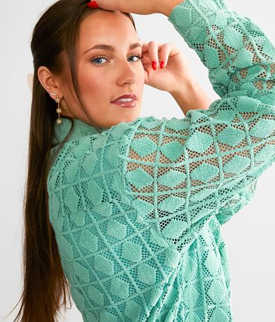 Davi &amp; Dani Diamond Textured Shacket MISC_DETAIL_1