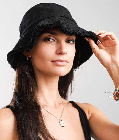 David &amp; Young Frayed Bucket Hat misc detail 2 view