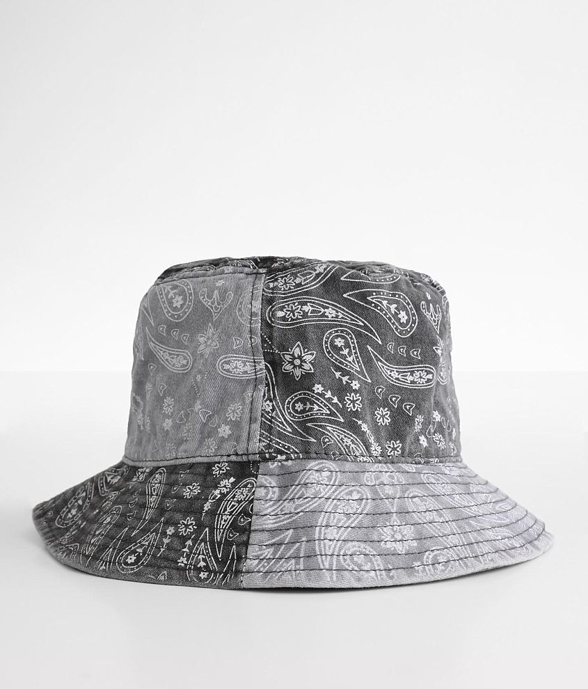 David & Young Paisley Bucket Hat front view