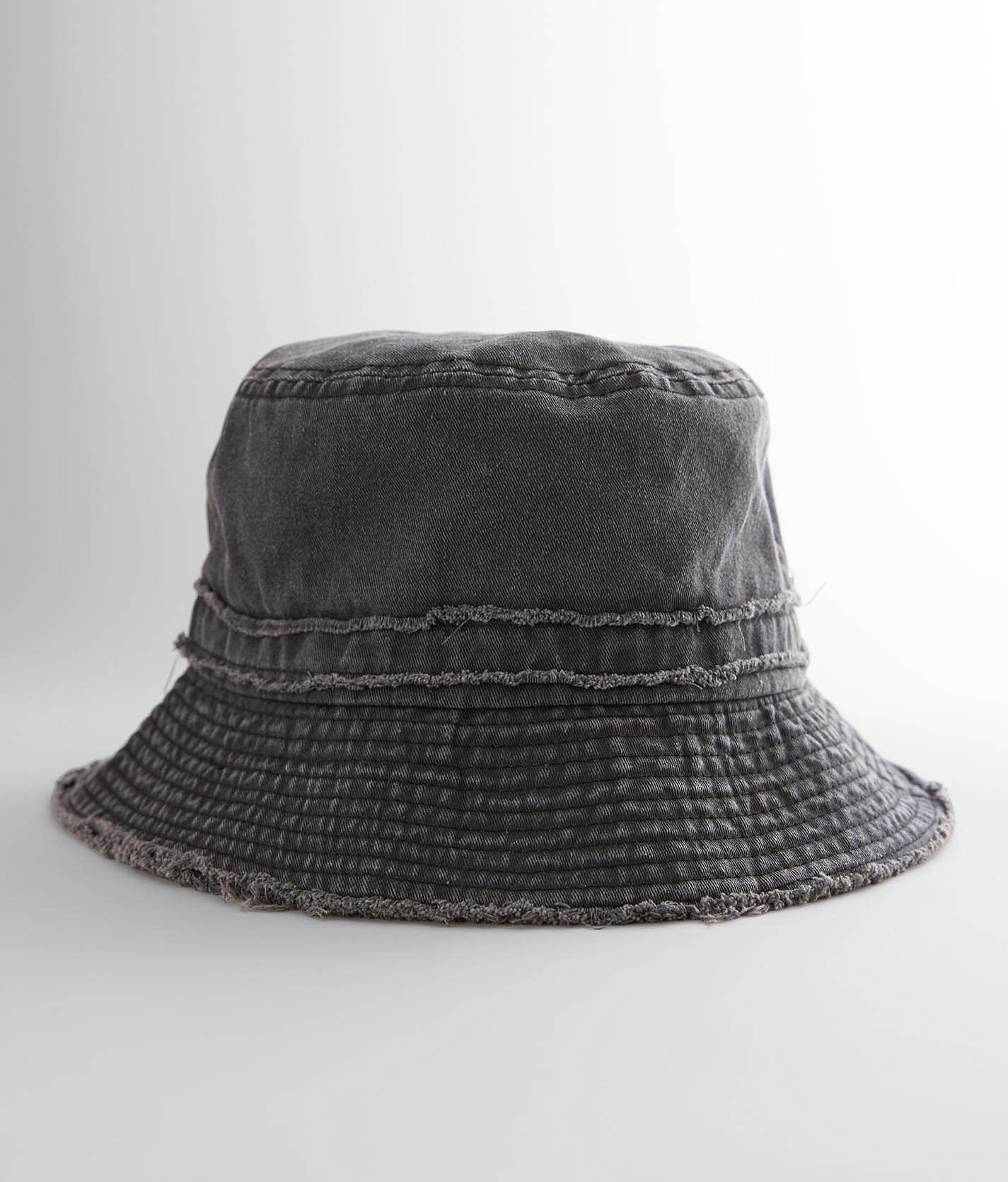 black denim bucket hat