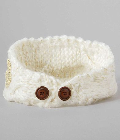 David &amp; Young Metallic Applique Ear Warmer misc detail 2 view