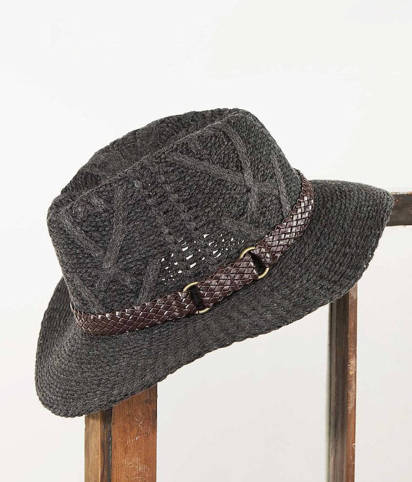 David &#38; Young Open Weave Hat front view