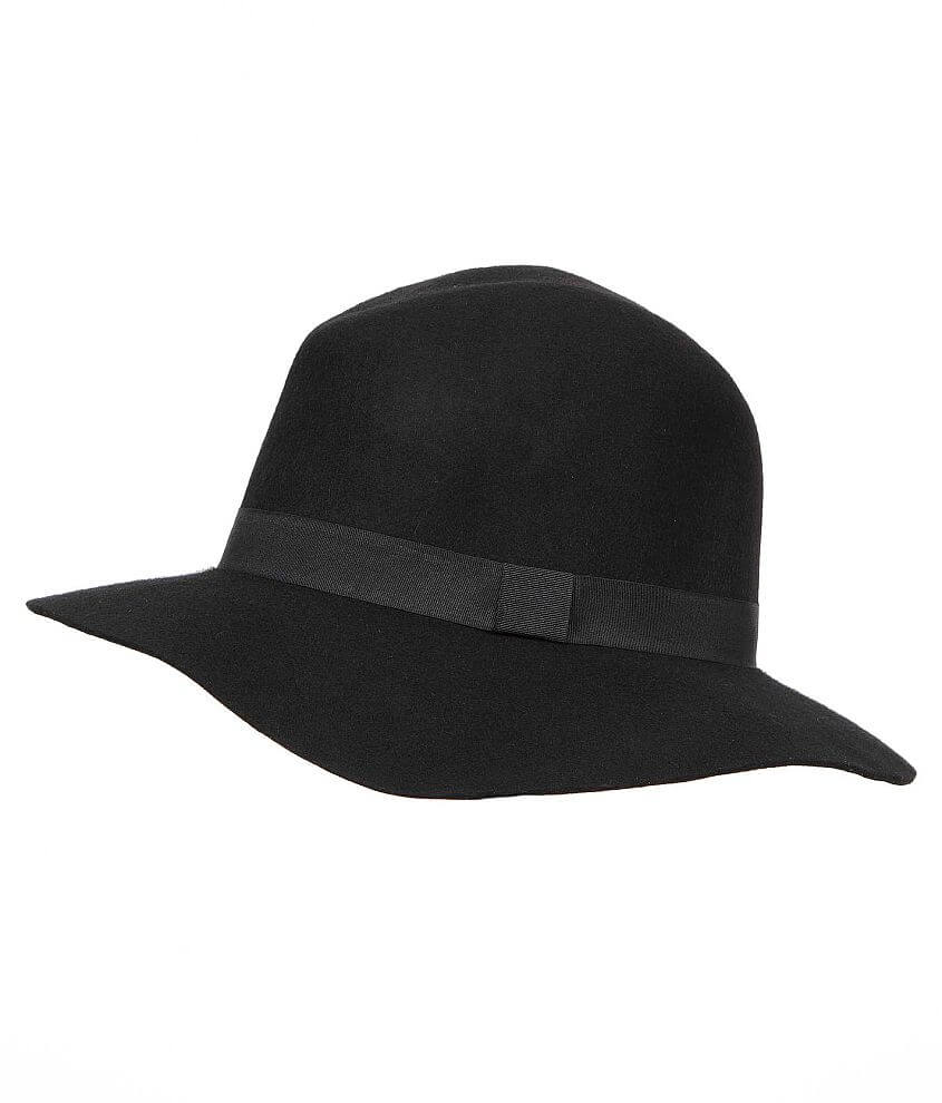 Wide Brim Felt Hat - Women's Accessories in Black | Buckle