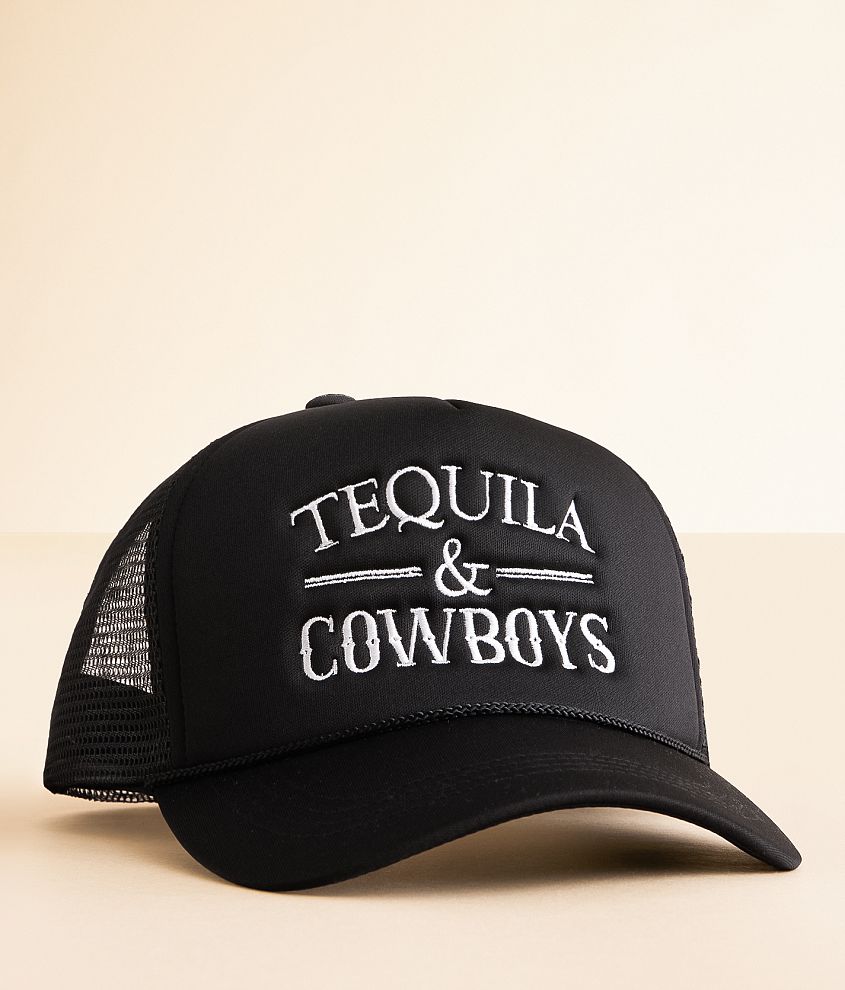 David &#38; Young Tequila & Cowboys Trucker Hat front view