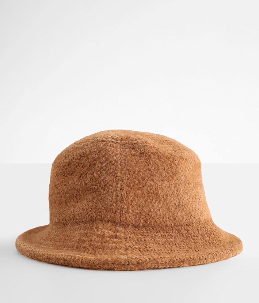 David &#38; Young Fuzzy Bucket Hat front view