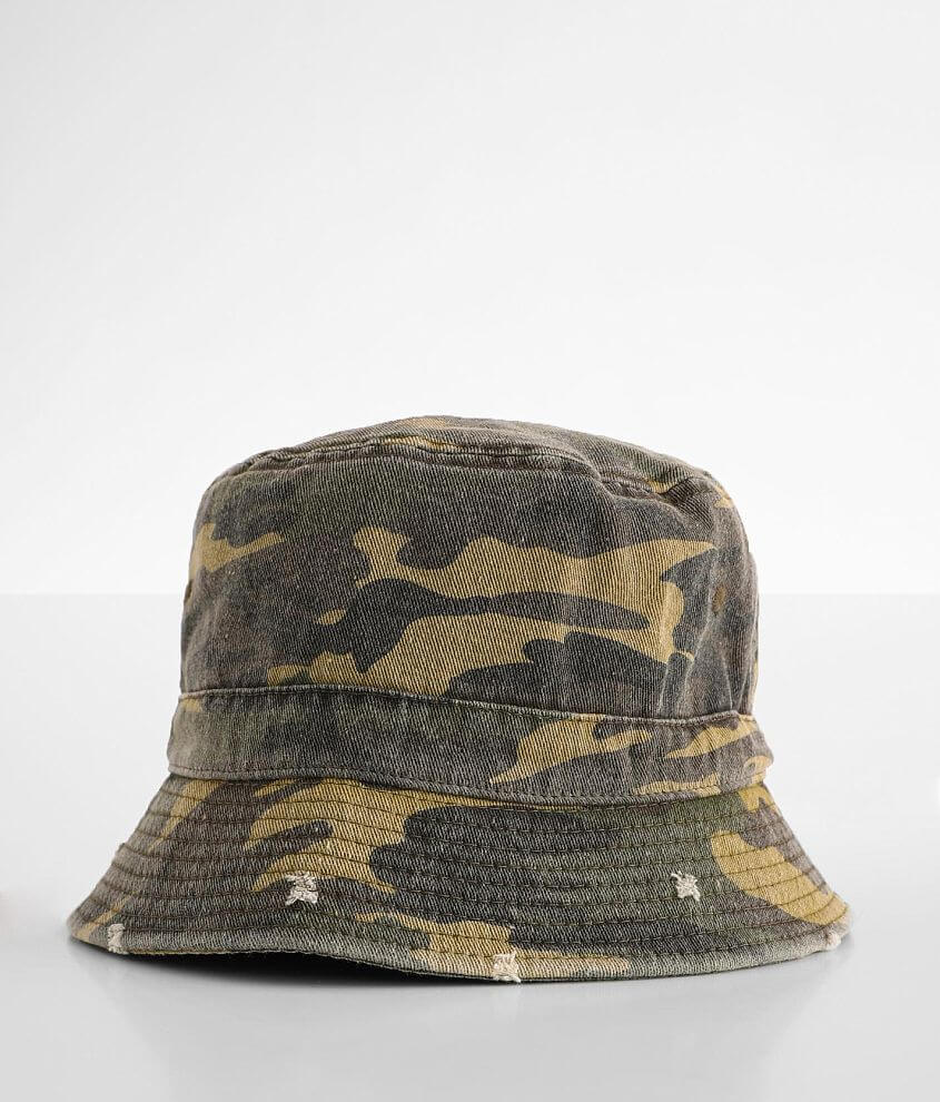 David &#38; Young Camo Bucket Hat front view