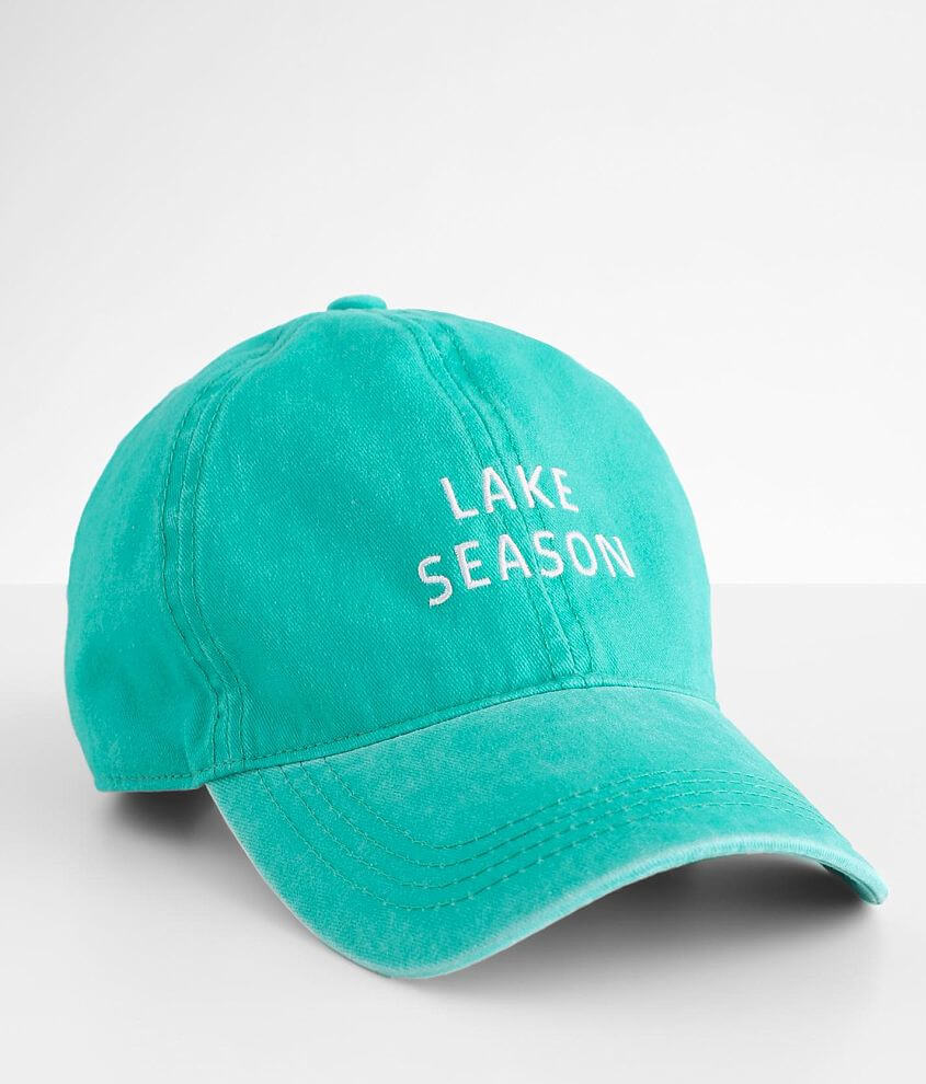 David &#38; Young Lake Season Washed Dad Hat front view