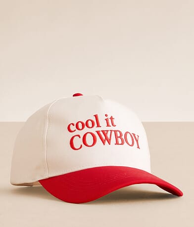 David & Young Cool It Cowboy Baseball Hat front view