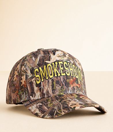 David & Young Smokeshow Camo Baseball Hat front view