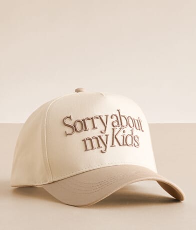 David & Young Sorry About My Kids Baseball Hat front view
