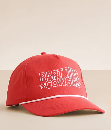 David & Young Part Time Cowgirl Baseball Hat front view