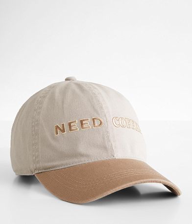 David & Young Need Coffee Dad Hat front view