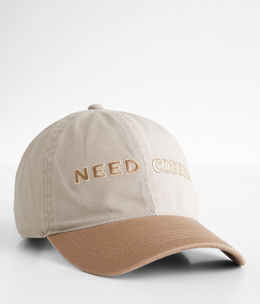 David &#38; Young Need Coffee Dad Hat front view