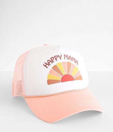 David & Young Happy Mama Trucker Hat front view