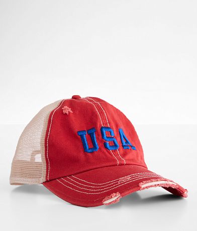 David & Young USA Baseball Hat front view