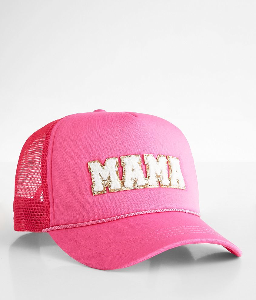 David &#38; Young Glitter Mama Trucker Hat front view