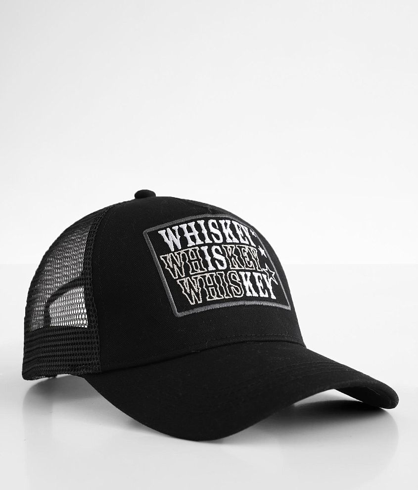 Whiskey Is Key Trucker Hat front view