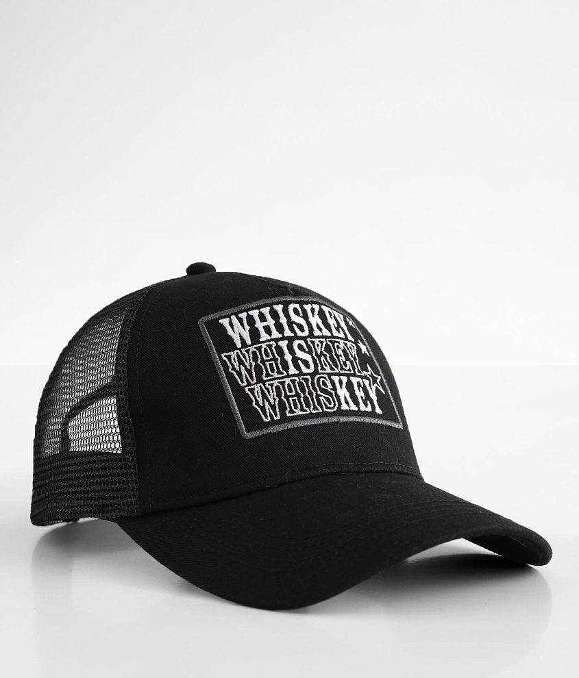 David &#38; Young Whiskey Is Key Trucker Hat front view