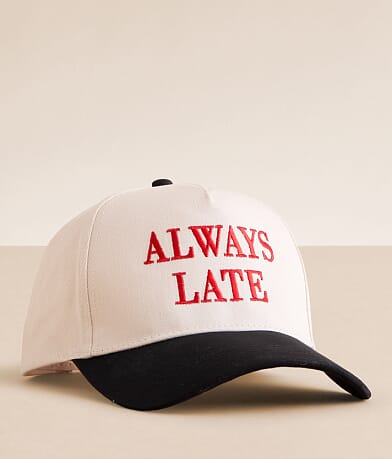 David & Young Always Late Baseball Hat front view