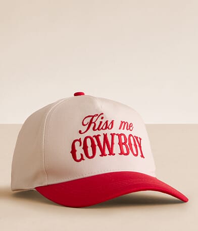 David & Young Kiss Me Cowboy Baseball Hat front view