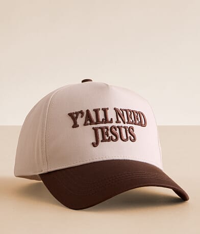 David & Young Y'all Need Jesus Baseball Hat front view