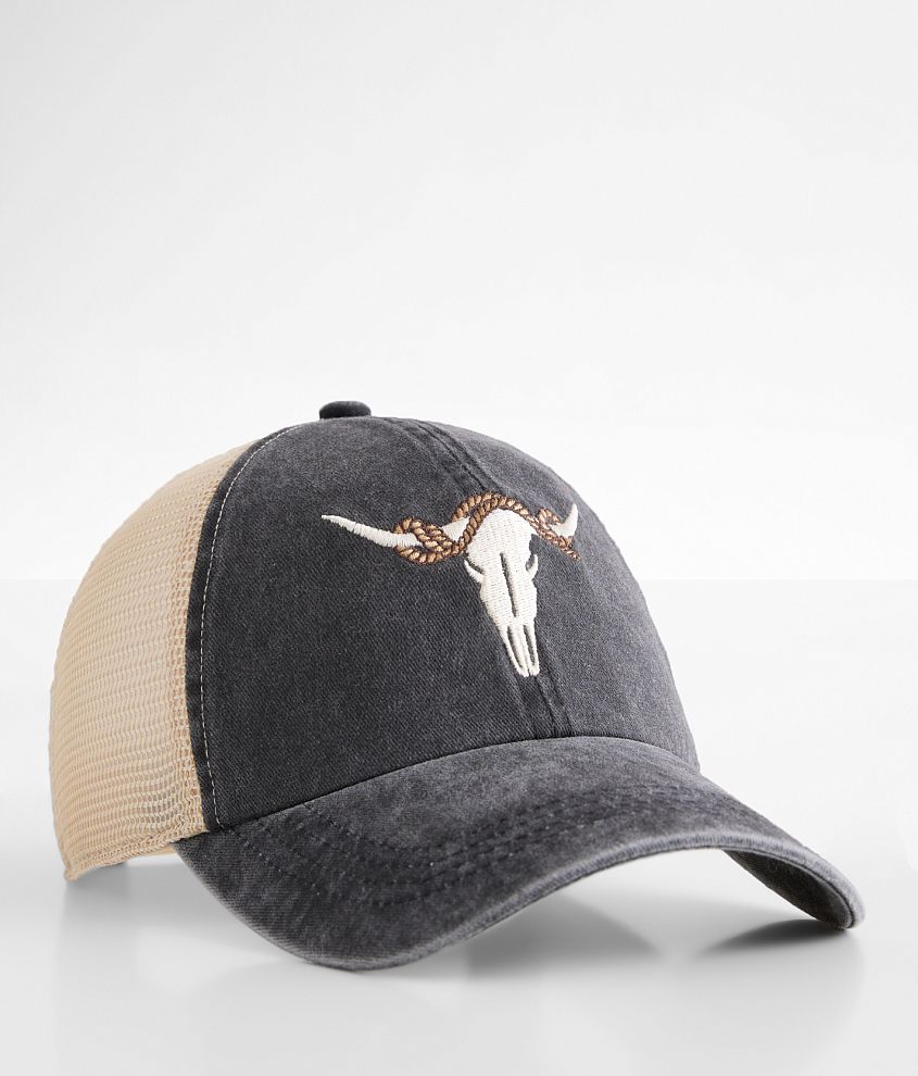 David & Young Washed Steerhead Baseball Hat