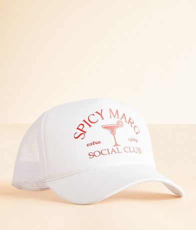 David & Young Spicy Marg Social Club Trucker Hat front view