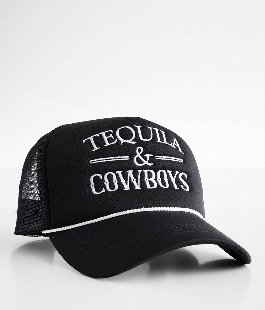 David &#38; Young Tequila & Cowboys Trucker Hat front view