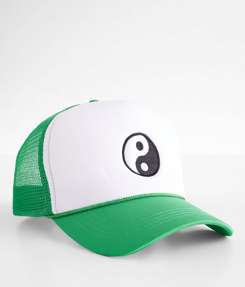 Yin Yang Trucker Hat front view