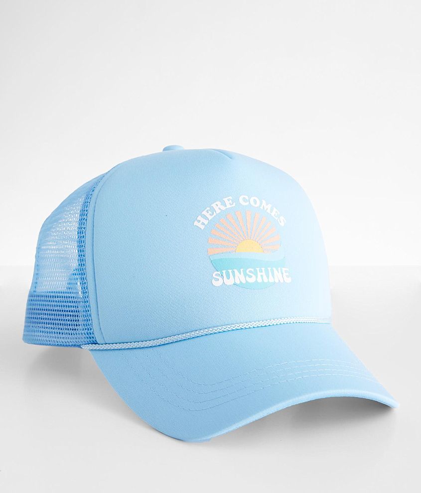 David &#38; Young Here Comes Sunshine Trucker Hat front view