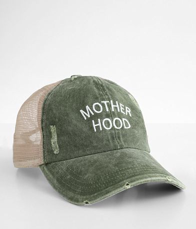 David & Young Motherhood Washed Baseball Hat front view