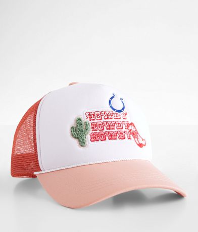 David & Young Howdy Howdy Howdy Trucker Hat front view