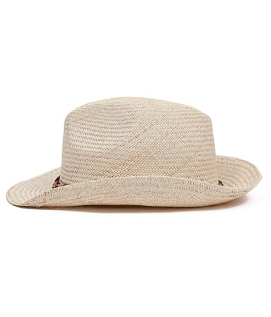 Straw Fedora Hat misc detail 1 view