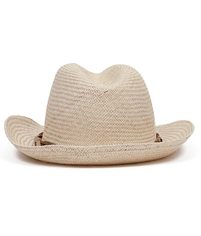 Straw Fedora Hat misc detail 2 view