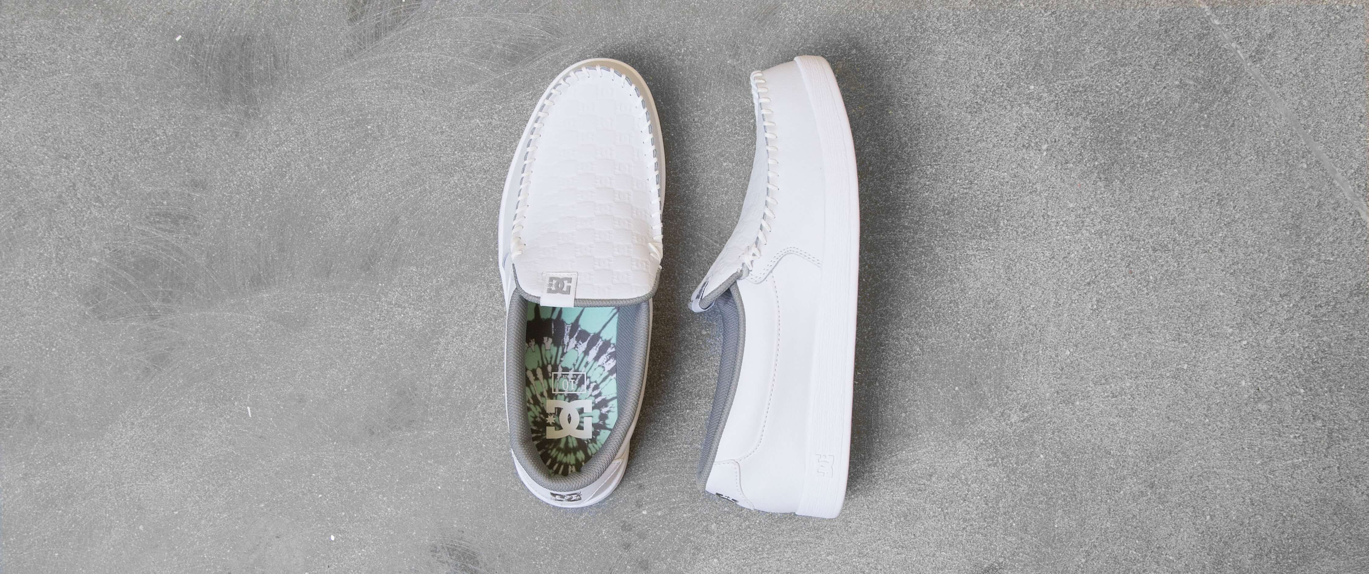 dc villain shoes white