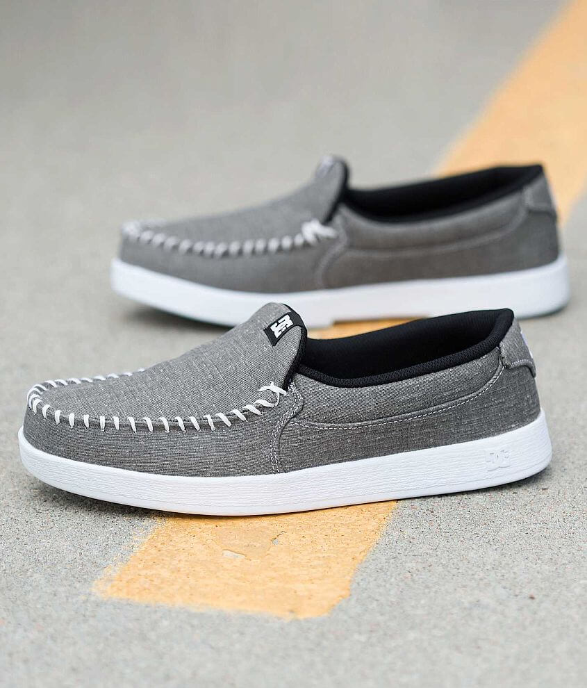 DC Shoes Villain TX Shoe Men's Shoes in Grey Buckle