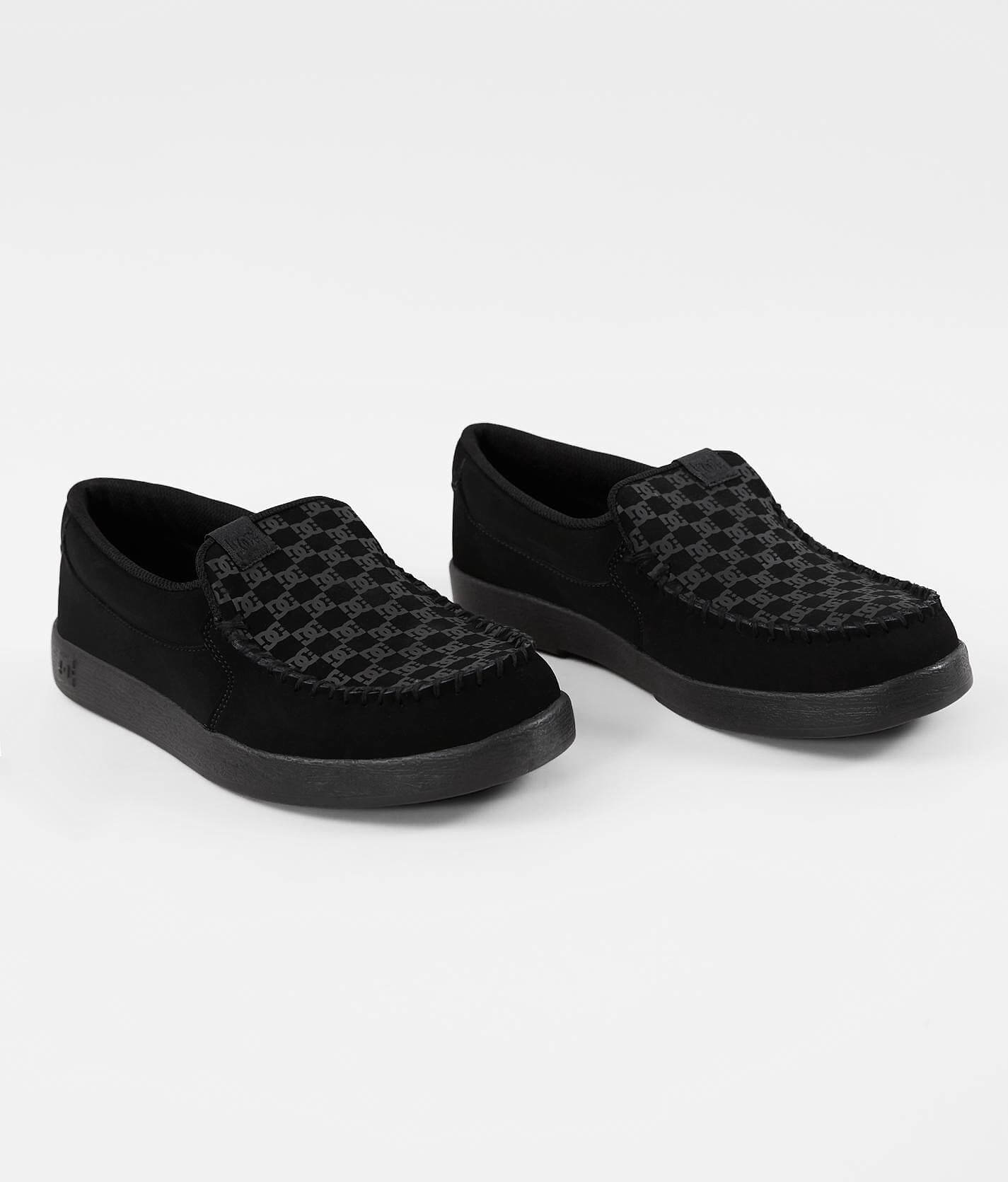 dc villain shoes black