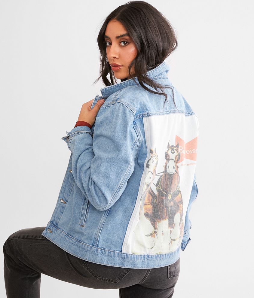 Budweiser jean jacket best sale