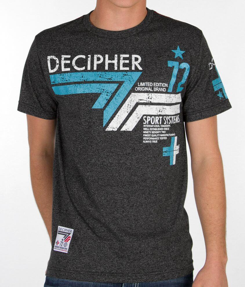 Decipher Systems Speckled T-Shirt front view