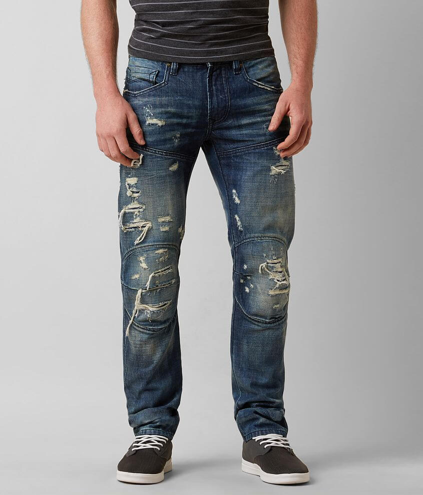 Rivet De Cru Moto Slim Straight Jean - Men's Jeans in Arctic Ice | Buckle